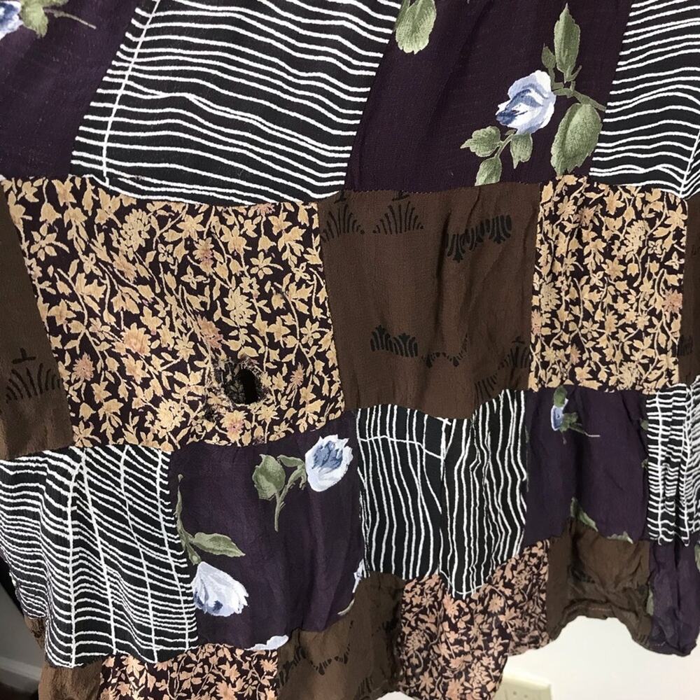 Vintage boho 24karat long skirt‎ free size - Picture 4 of 10